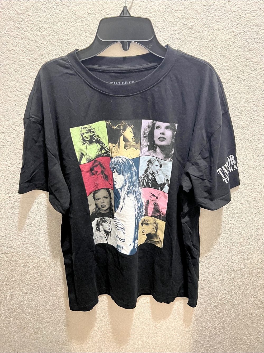 Taylor Swift Black The Eras Tour Logo Tee